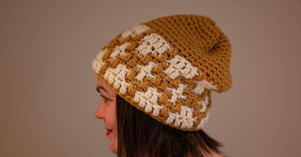 Mosaic Crochet Hat