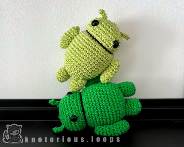 Bugdroid Robot Amigurumi