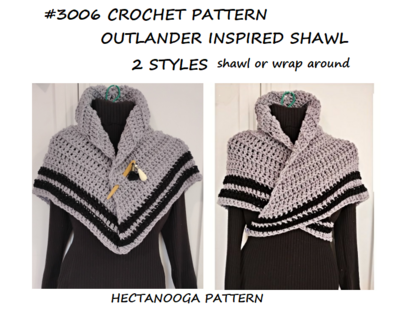 Outlander Shawl, Collar, Capelet Or Cowl