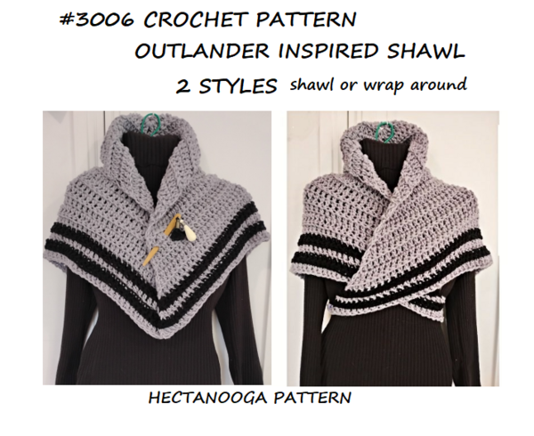 Outlander Shawl Collar Capelet Or Cowl