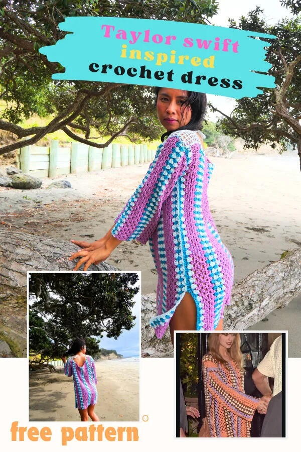 Taylor Swift Inspired Crochet Dress Pattern by Jenny and Teddy