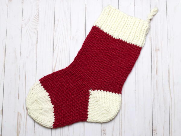 Classic Christmas Stocking Knitting Pattern