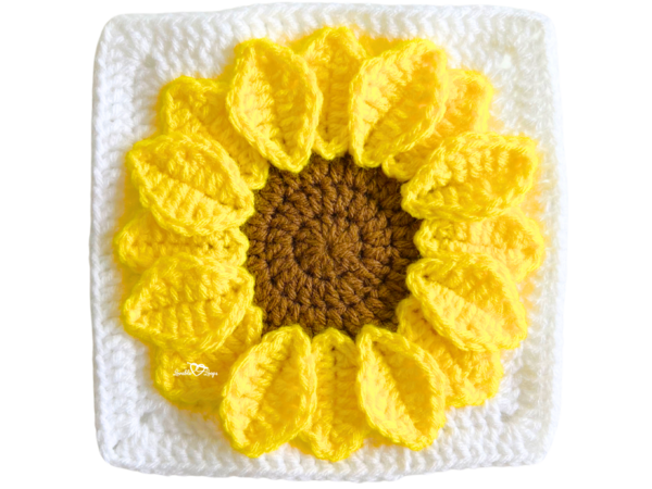 Sunflower Granny Square