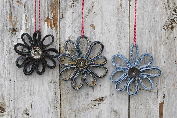 Denim Belt Loop Ornaments