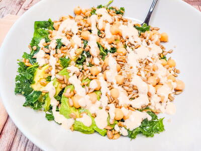 Green Power Bowl With Tahini Dressing