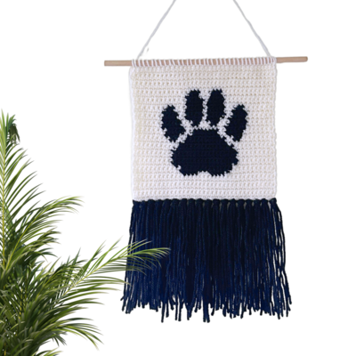 Paw Print Tapestry