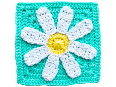 Retro Daisy Granny Square