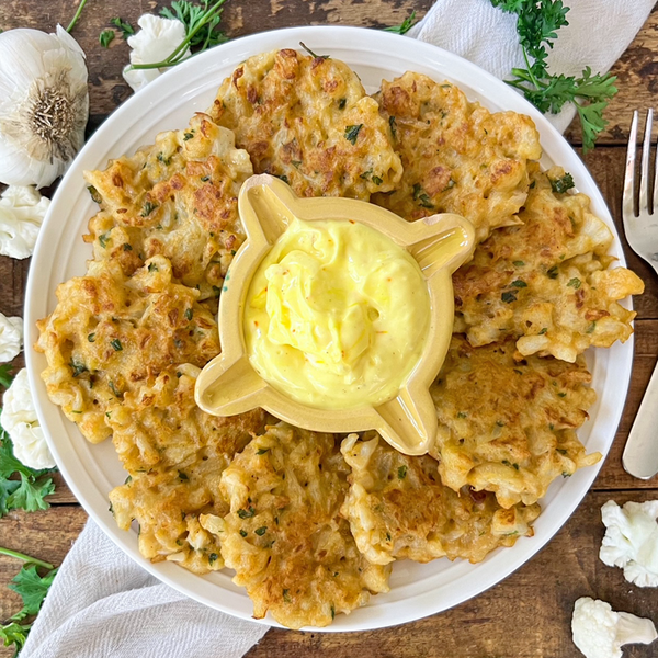 Spanish Cauliflower Fritters | Quick & Easy Crispy Fritters Recipe