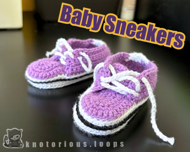Baby Sneakers - Newborn Shoes | AllFreeCrochet.com