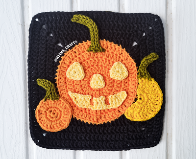 Halloween Haunted Harvest Granny Square