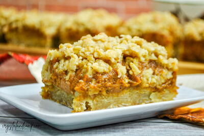 Pumpkin Crumb Bar