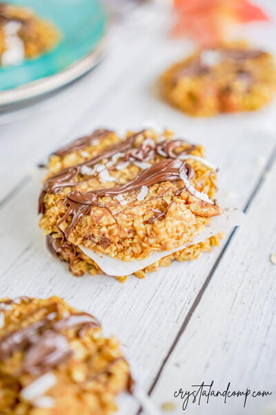 Pumpkin Spice No Bake Cookies