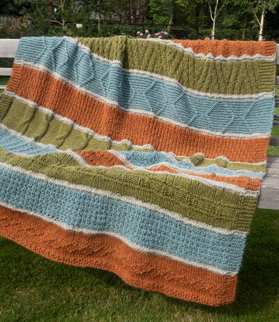 Falling Into Stitches Blanket