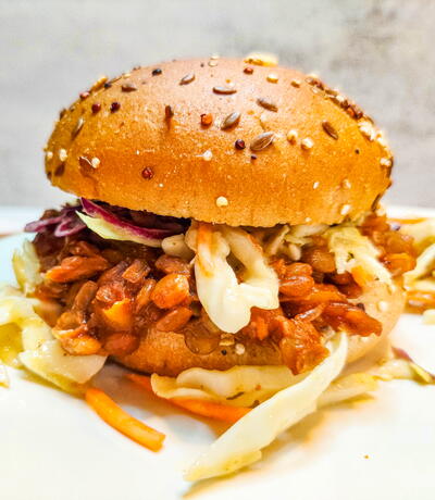 Vegan Bbq Lentil Sloppy Joes