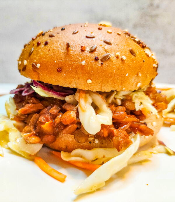 Vegan Bbq Lentil Sloppy Joes