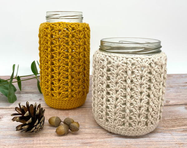 Free Mason Jar Crochet Cover Pattern