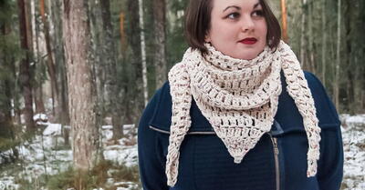 Easy Crochet Shawl Pattern