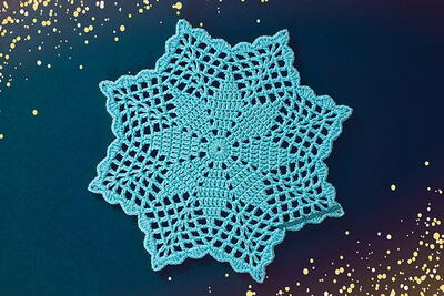 Sparkling Starlight Doily