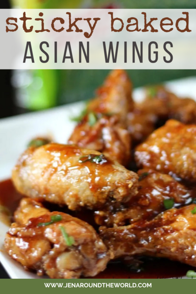 Sticky Baked Asian Wings