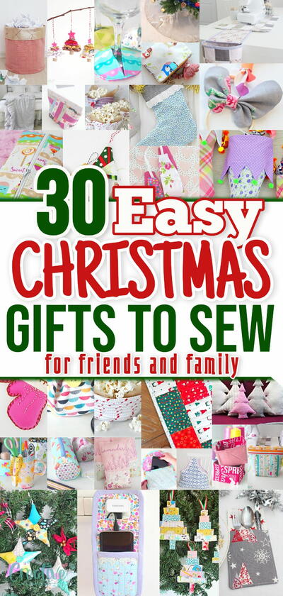 30 Christmas Gifts To Sew