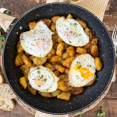 Spanish Paprika Potatoes With Eggs