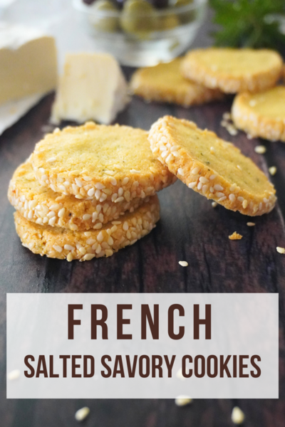 French Salted Savory Cookies