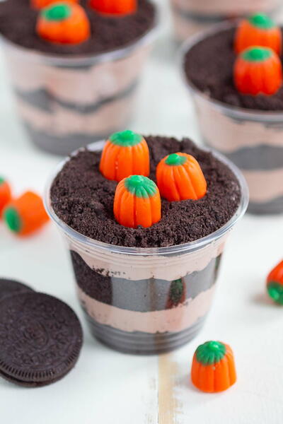 Pumpkin Patch Dirt Cups