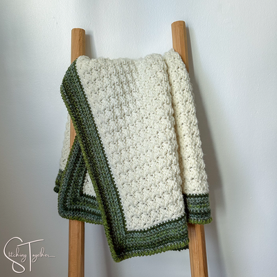 Simple Sedge Stitch Baby Blanket Free Crochet Pattern