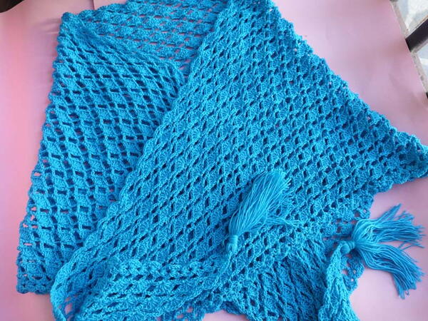 Perfect Blossom Shawl For Ladies