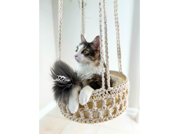 Boho Bliss Hanging Cat Bed