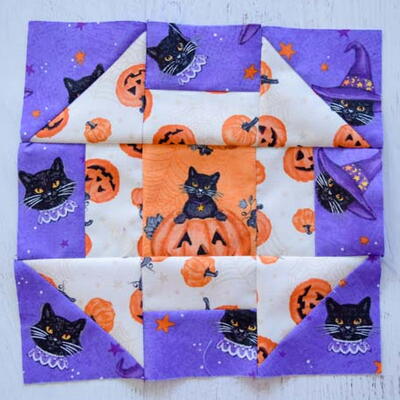 Double Monkey Wrench Quilt Block