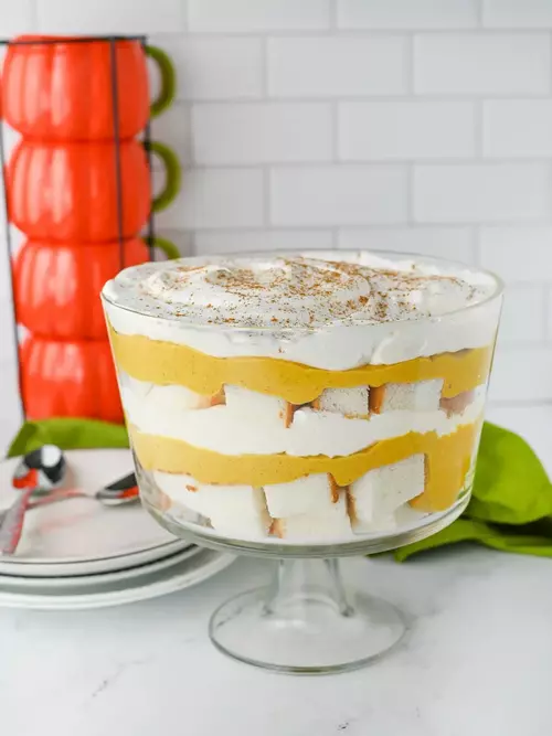 Pumpkin Angel Food Cake Trifle