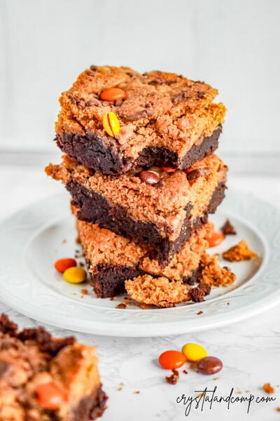 Pumpkin Peanut Butter Brownies