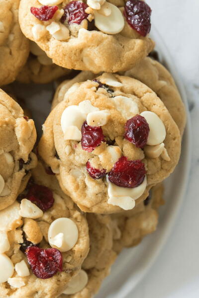 White Chocolate Cranberry Cookies