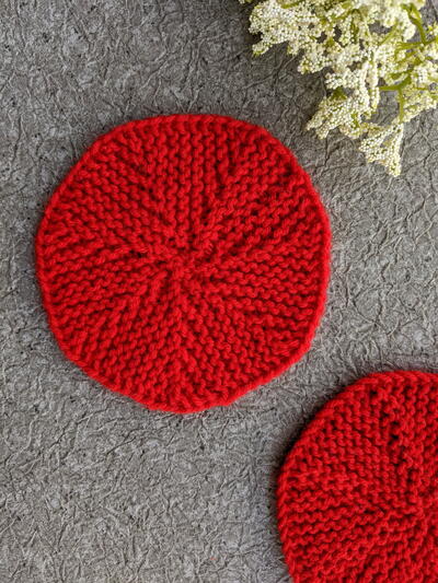 Knit Solid Circle | AllFreeKnitting.com
