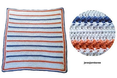 Chunky Stripes Throw