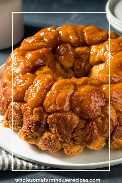 Glazed Cinnamon Sugar Pull Apart Monkey Bread