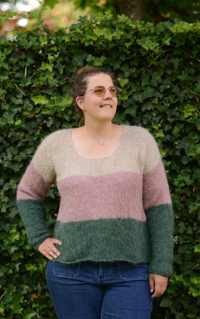 Trio Sweater Knitting Pattern