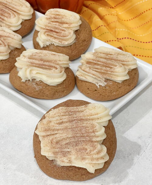 Pumpkin Cheesecake Cookies