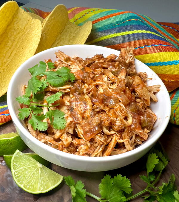 Slow Cooker Shredded Chicken Taco Meat