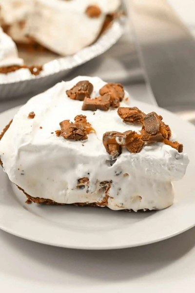 No Bake Caramel Pie