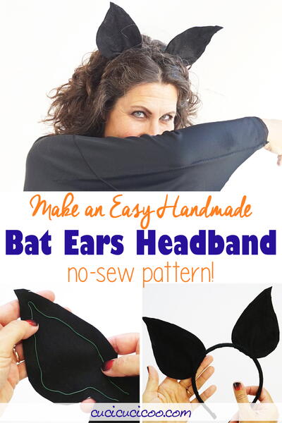 Diy Bat Ears Headband