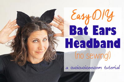 Diy Bat Ears Headband