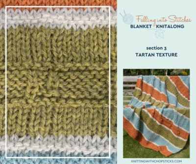 Tartan Texture Stitch / Blanket Stripe