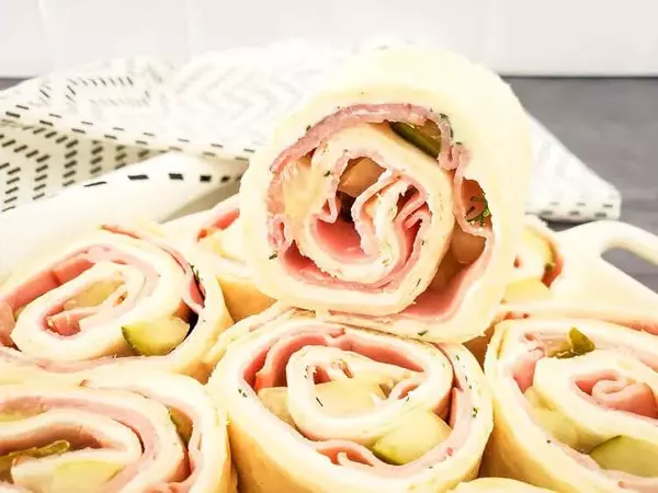 Ham And Pickle Pinwheels