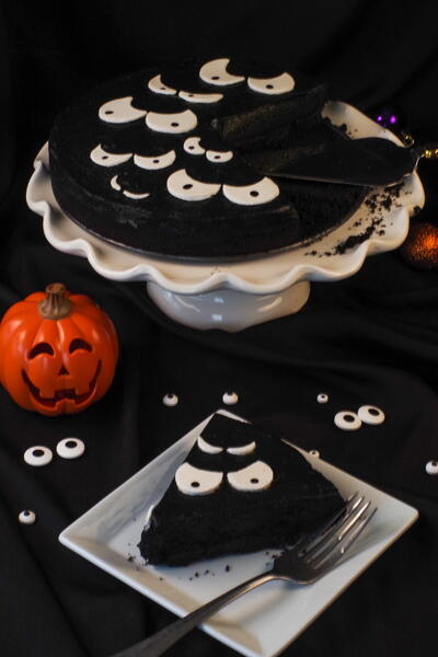 No Bake Halloween Cheesecake