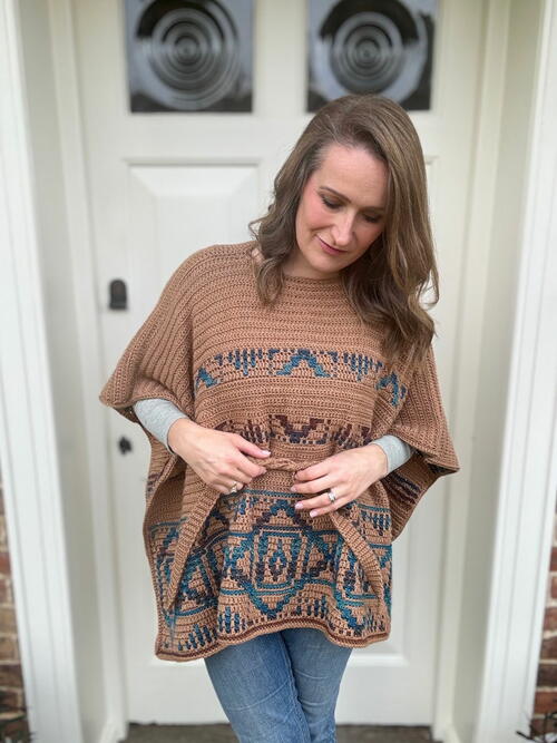 Labyrinth Poncho