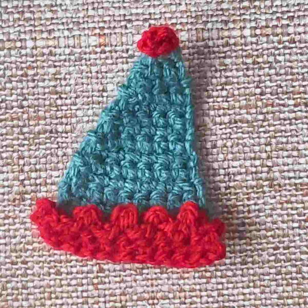 Elf Hat Appliqué Crochet Pattern