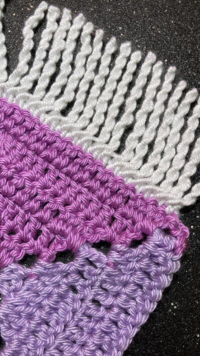 How To Make Twisted Fringe For Crochet Projects