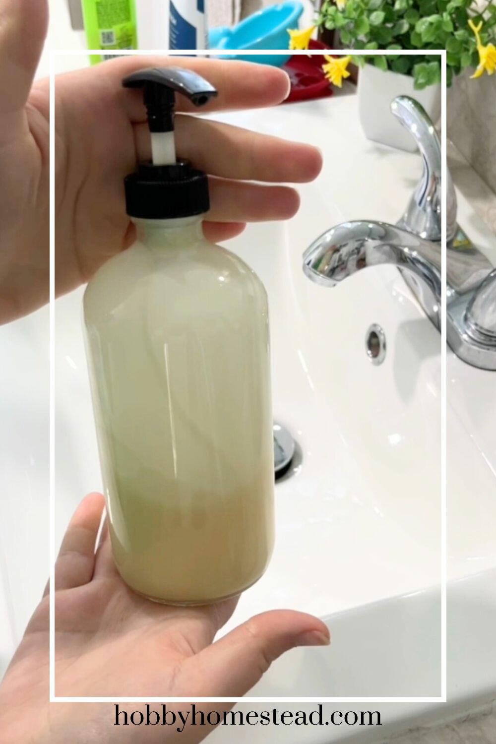 Natural Homemade Body Wash With Simple Ingredients